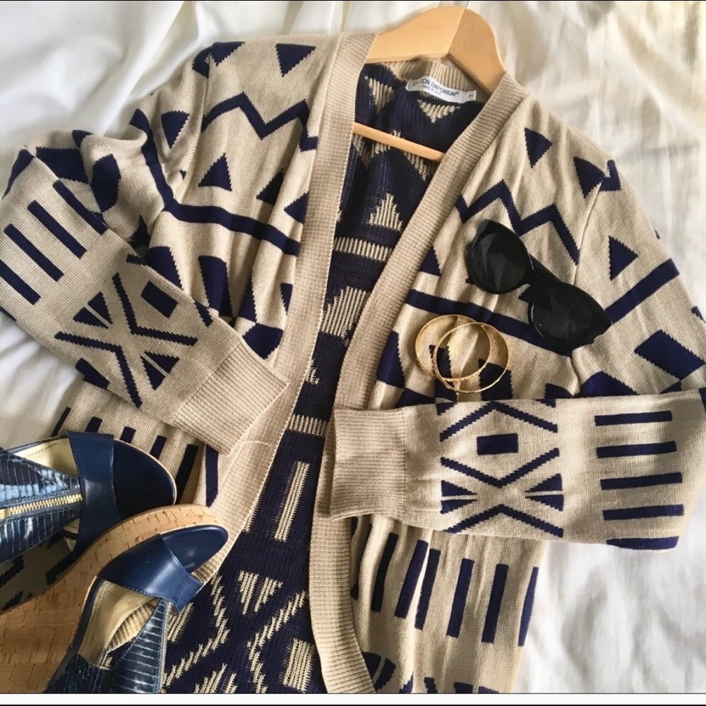 Cotton Emporium Open Cardigan